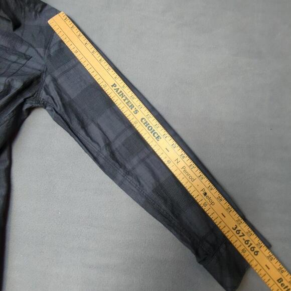 7 Diamonds Premium Gray Windowpane Long Sleeve Button Down - Small Casual - Picture 7 of 9